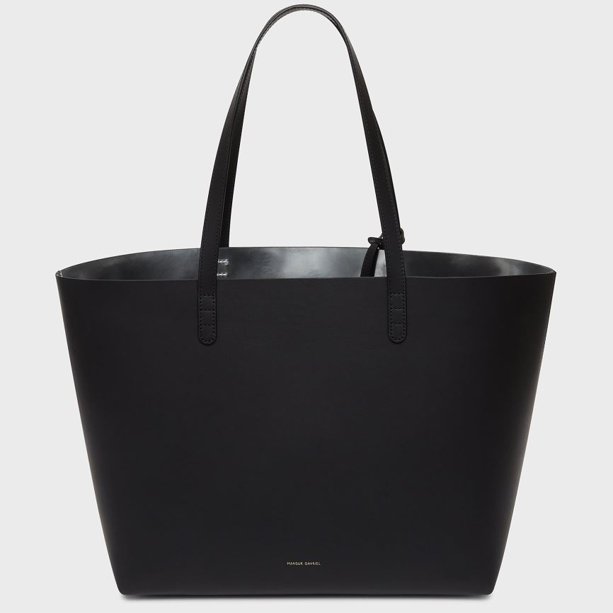 Women\'s Mansur Gavriel Large Tote Bags Black | AU 9574OC